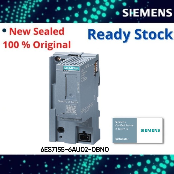 Jual SIEMENS 6ES7155-6AU02-0BN0 SIMATIC ET 200SP, FINET Interf Module ...