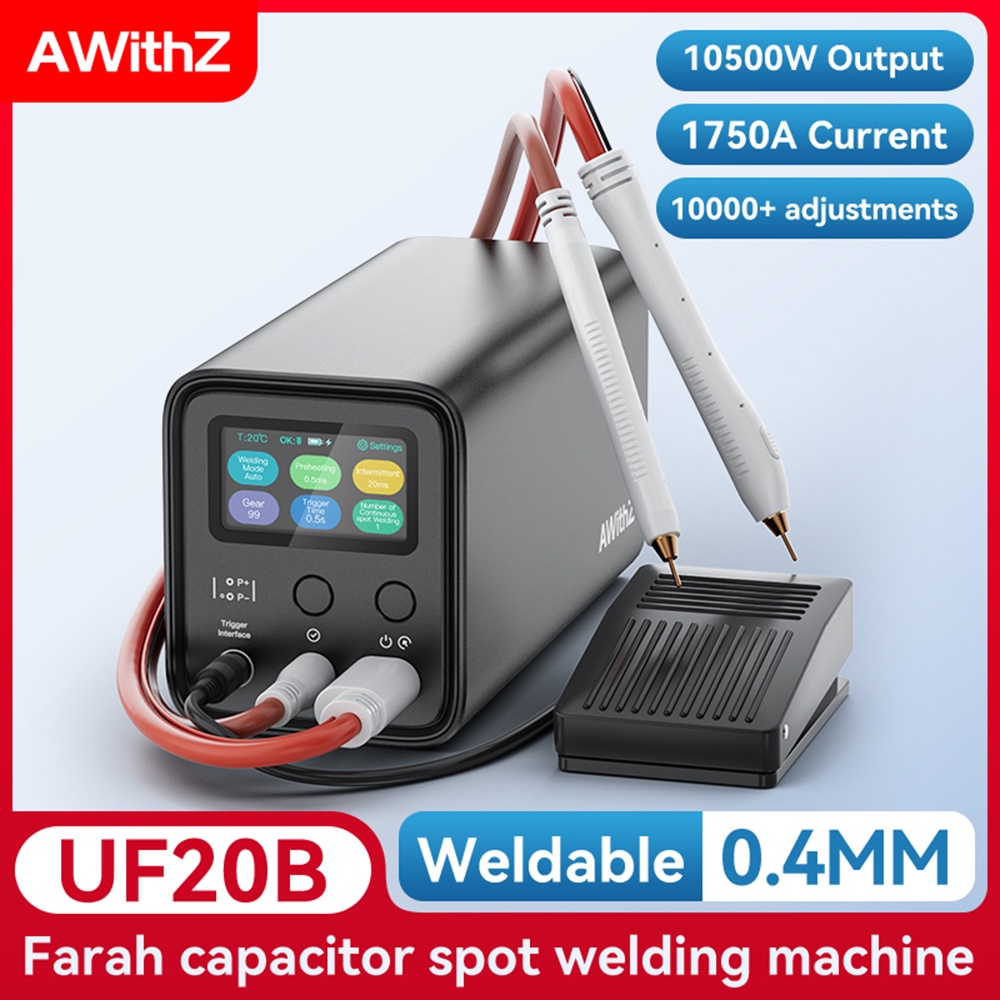 Jual AWithZ UF20B Farad Capacitor Spot Welding Machine 18650 Lithium ...