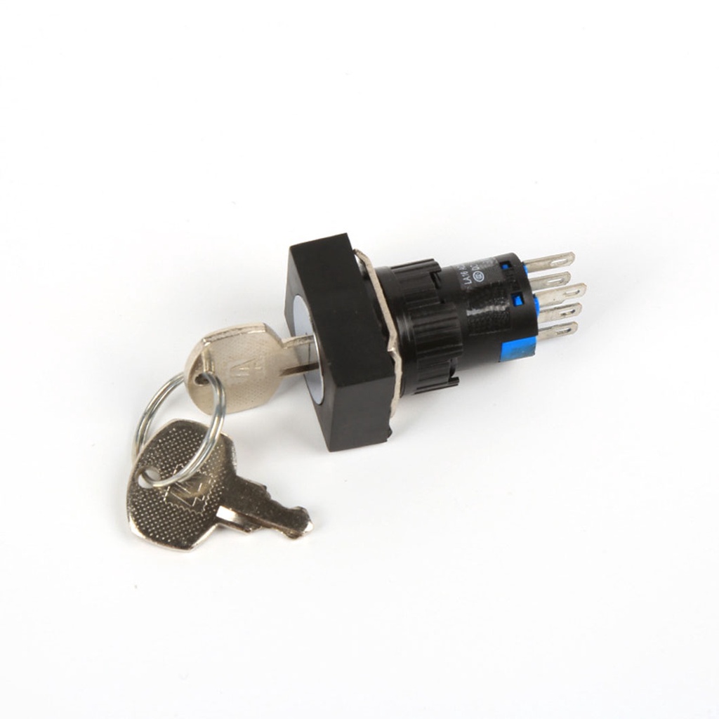 Jual SALE ABILKEEN 16MM Plastic Electronic Lock Switch with Key 2/3 ...