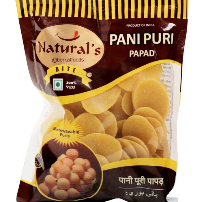 Jual Dry Pani Puri Indian / Snack Pani Puri India Kering 50 Pcs / 200 ...