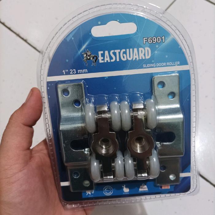 Jual RODA HUSKY REL PINTU GESER 1 SET RODA SLIDING RELL HEAVY DUTY ...