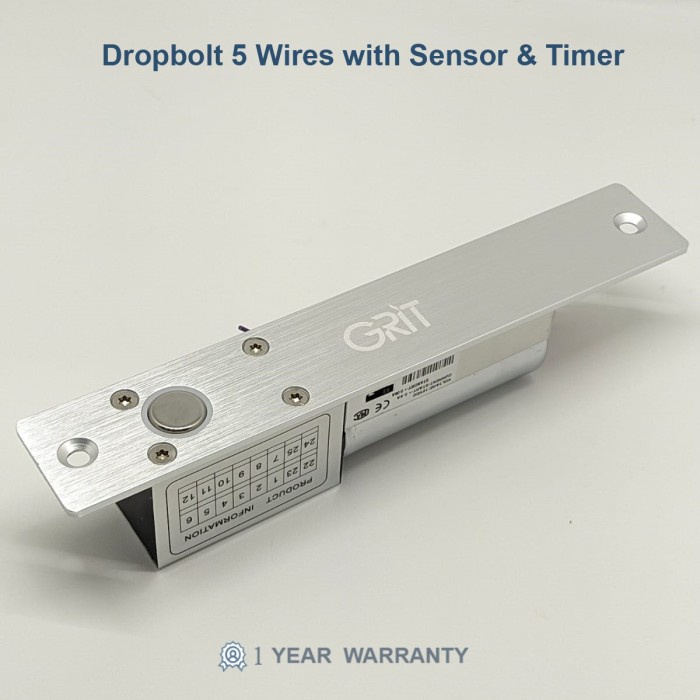 Jual Dropbolt 5 Kabel Delay Timer Sensor, Drop Bolt Lock Akses Door ...