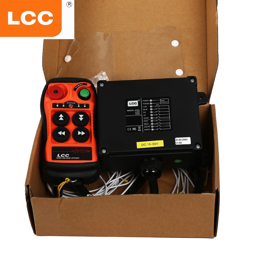 Jual QA400 LCC 4 Buttons Industrial Wireless Radio Crane Remote Control ...