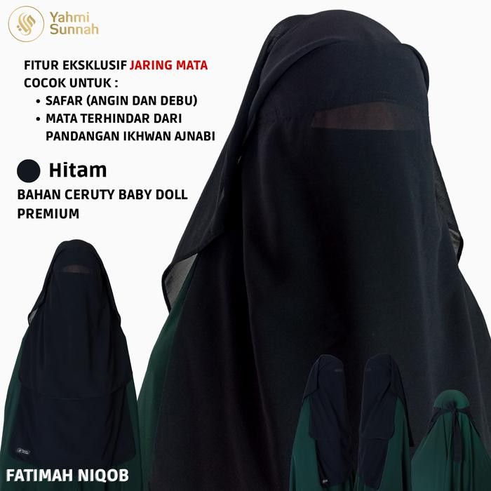 Jual Mosya- Niqab Yaman Purdah - Cadar 3 Layer | Shopee Indonesia
