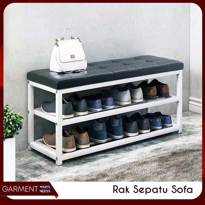 Jual Rak Sepatu Susun Besi Bench Tempat Duduk Berkualitas | Shopee ...