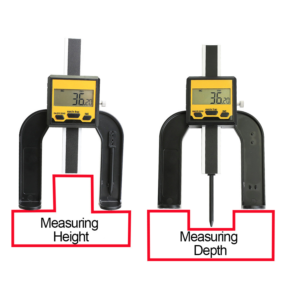 Jual NEW ETOPOO digital depth caliper Mini Digital Height Gauge Depth ...