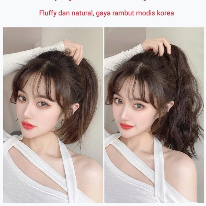 Jual HARGA SPESIAL JEPIT RAMBUT PALSU WIG WANITA KUNCIR KUDA CURLY ...