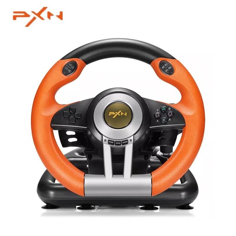 Jual Top: PXN V3II Gaming Steering Wheel Pedal Vibration Racing Game ...