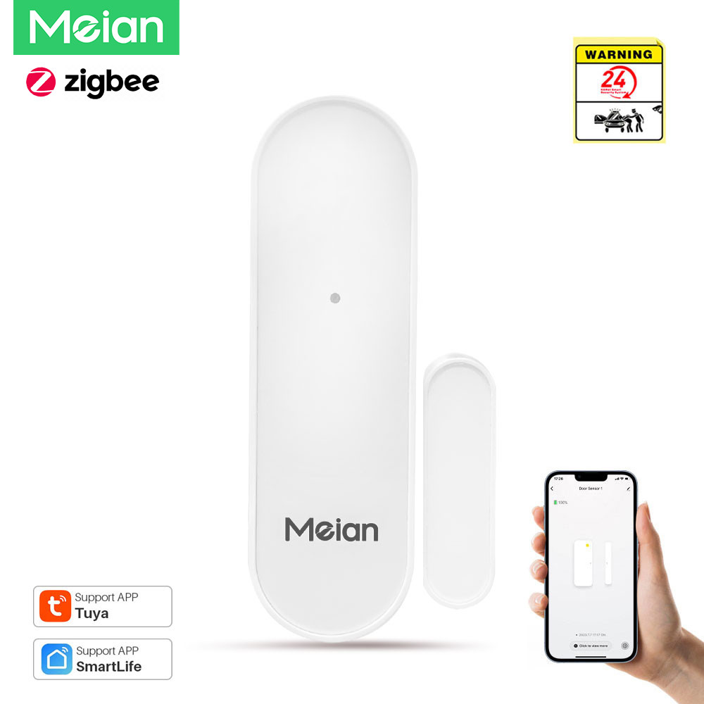 Jual Meian Zigbee Window Door Sensor Tuya Smart Home Wireless Door ...