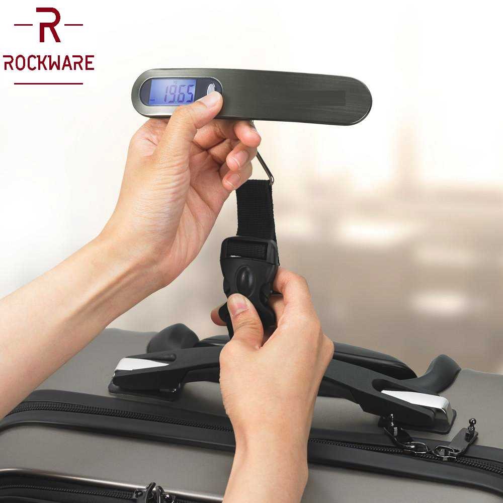 Jual Original Rockware Rw-158 Metal Luggage Scale - Timbangan Koper 50 ...
