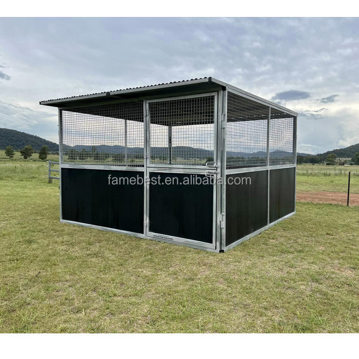 Jual Durable Portable Horse Box Stable Temporary Horse Stalls HDPE ...