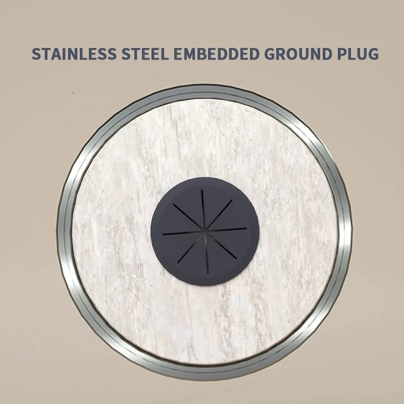 Jual Round Embedded Invisible Floor Socket, Pure Flat And Ultra-Thin ...