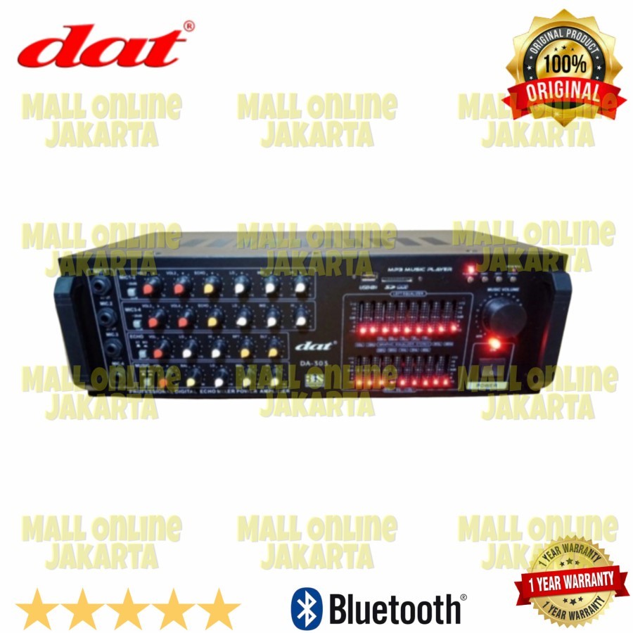 Jual Ampli dat da 303 Power amplifier karaoke da303 Original | Shopee ...
