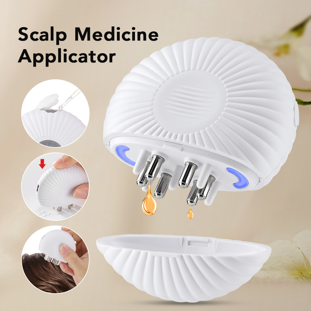 Jual Scalp Applicator Liquid Comb for Hair Growth Serum Oil Nourish Red ...