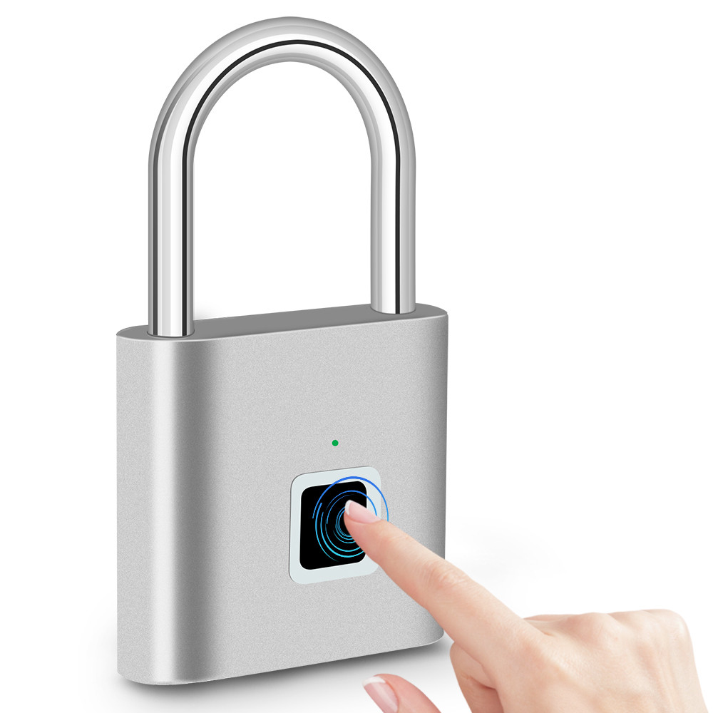 Jual Tongwode Smart Usb Charging Fingerprint Lock Padlock Waterproof ...