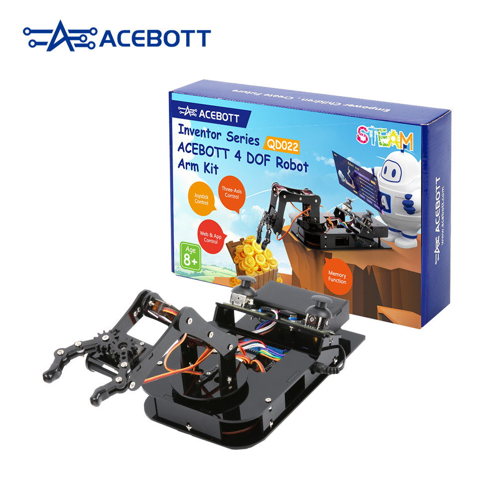 Jual Acebott Esp32 Robot Mechanical Arm Kit For Arduino Diy Desktop ...