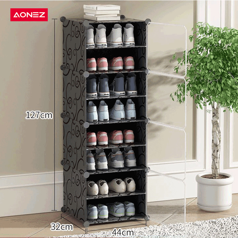 Jual RAK SEPATU ANTI DEBU 8 LAYER TEBAL SHOE RACK PORTABLE SERBAGUNA ...