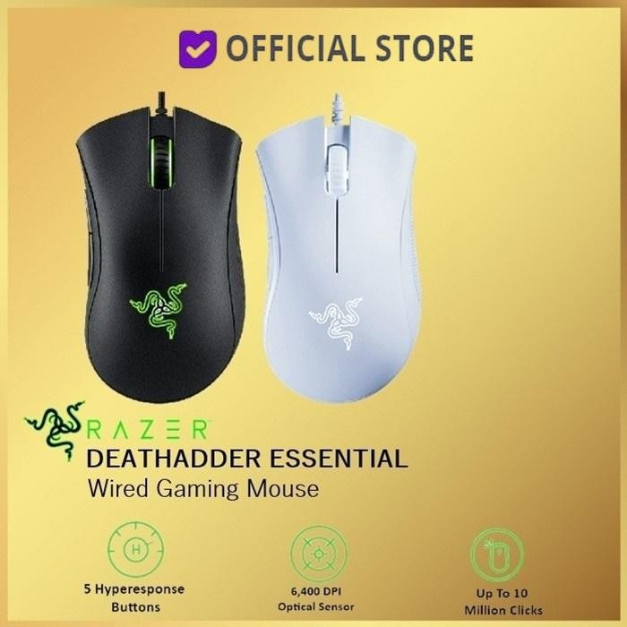 Jual Razer Deathadder Essential Gaming Mouse Death Adder Promo | Shopee ...
