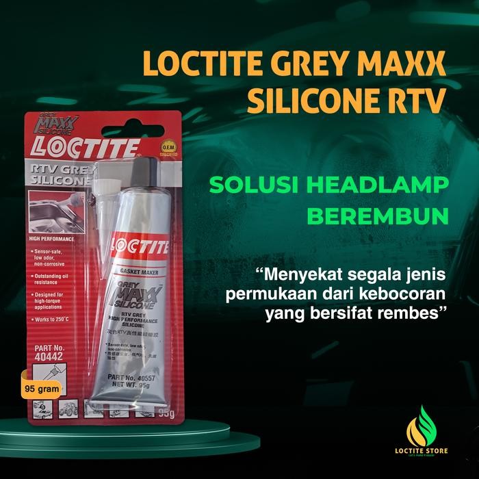 Jual Ready- Lem Silicone Rtv Tahan Panas Tinggi Loctite Grey Maxx 95 ...