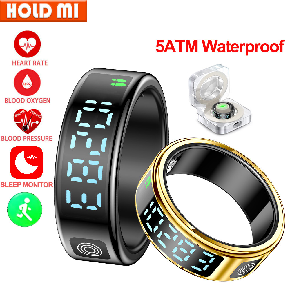 thumbnail image 2 of 2024 Unbranded Smart Ring – Heart Rate & Blood Oxygen Monitor, Fitness Tracker For Women & Men 2 of 3