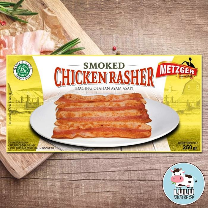 Jual Smoked Chicken Rasher Metzger (HALAL) | Shopee Indonesia