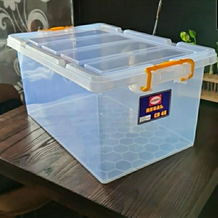 Jual (Expert) box container kontainer 10 15 35 45 46 130 transparan ...