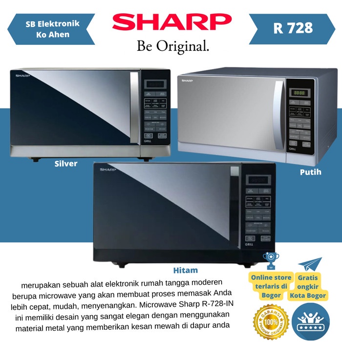 Jual SHARP Microwave Oven 728 | Shopee Indonesia