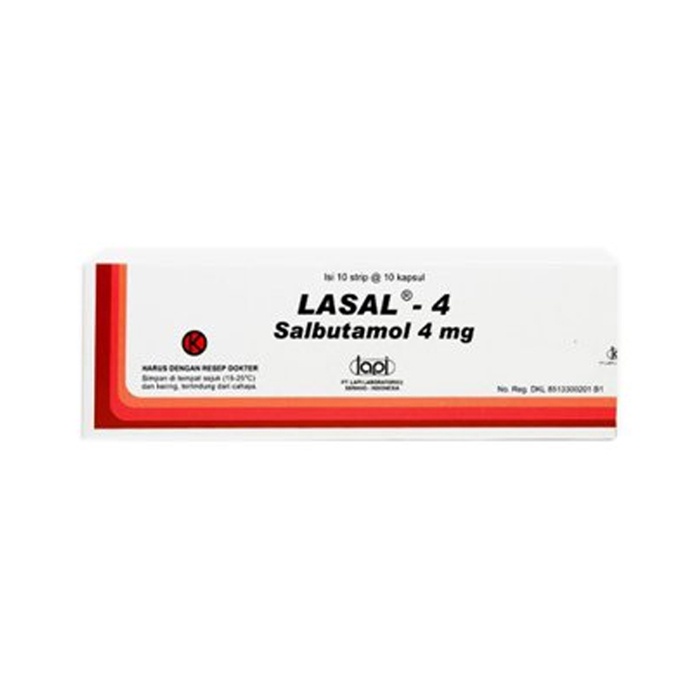 Jual LASAL 4MG 1 STRIP ISI 10 TABLET / SESAK NAFAS / ASMA / OBAT ASMA ...