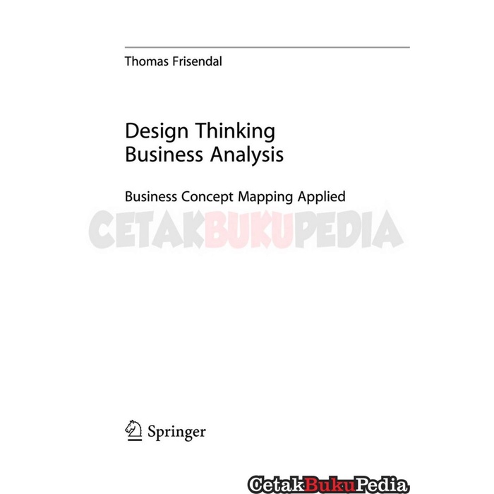 Jual Fisik Buku Design Thinking Business Analysis Business Concept ...