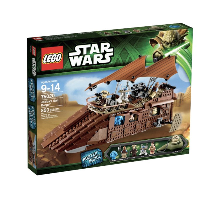 Jual Lego 75020 Jabba Sail Barge Star Wars Starwars Leia Max Rebo Ree ...