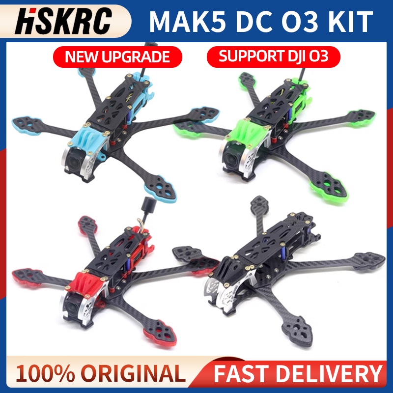 Jual Hskrc Mak5 Mark5 Dc O3 Fpv Drone Frame Kit 222Mm 5In Fpv Carbon ...