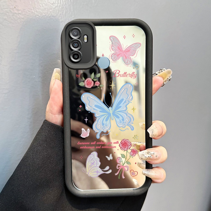 Jiajihua Funda Compatible Con Oppo A53 2020 / A32 2020 / A53S / A33 Funda De Piel Sintética Con Función Atril Y Ranura Para Tarjetas, Cierre Magnético, Color Negro