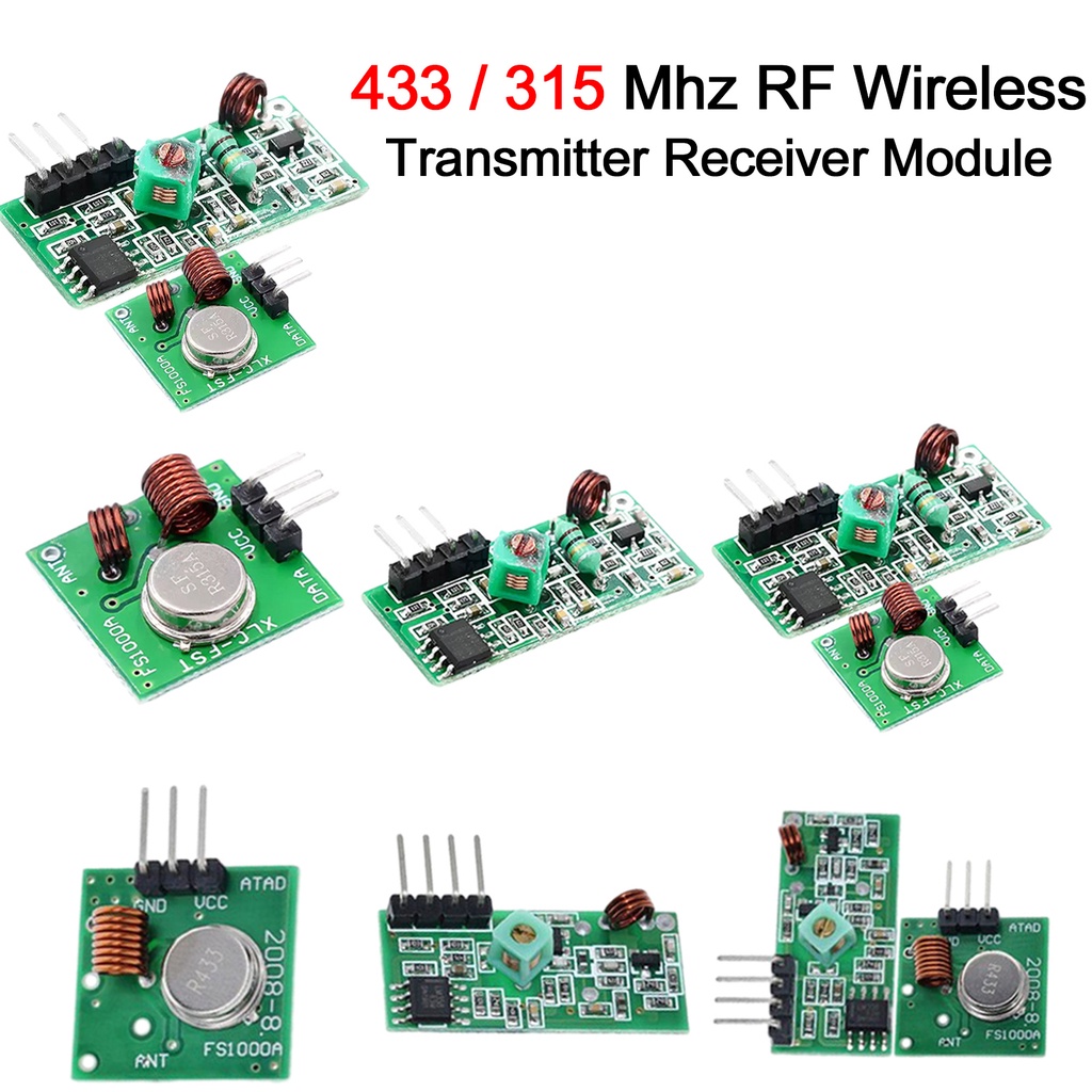 Jual Smart Electronics 433Mhz RF transmitter and receiver Module link ...