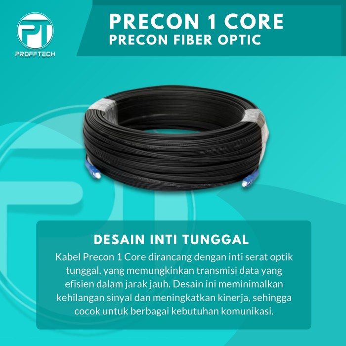 Jual Project - Kabel Fiber Optik Ftth Drop Cable Sc Sc Precon Fiber ...