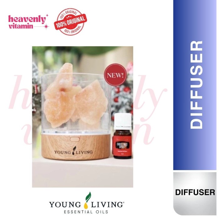 Jual Himalayan Salt Rock Diffuser + 2 Christmas Spirit 5Ml Oil | Shopee ...