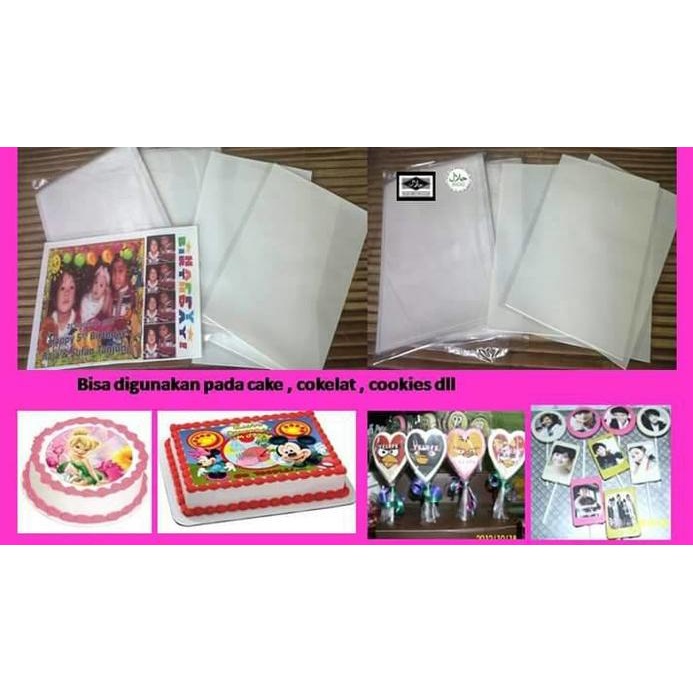 Jual kertas icing/edible icing paper | Shopee Indonesia