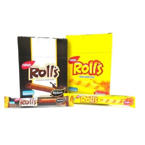 Jual Sajiandapur Richeese Nabati Roll 1 Box Isi 20 Cemilan Sehat ...
