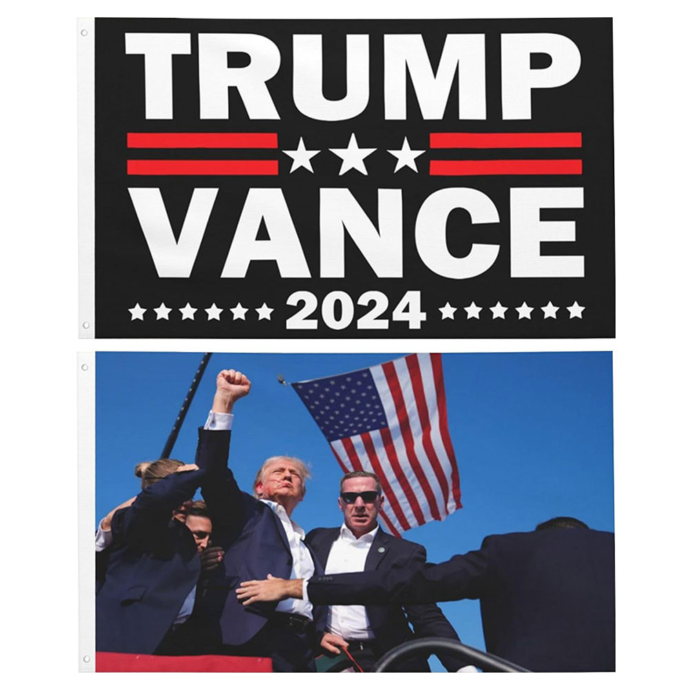 Jual Donald Trump 2024 Flag 90x150cm Heavy Duty Trump Shooting Flag ...