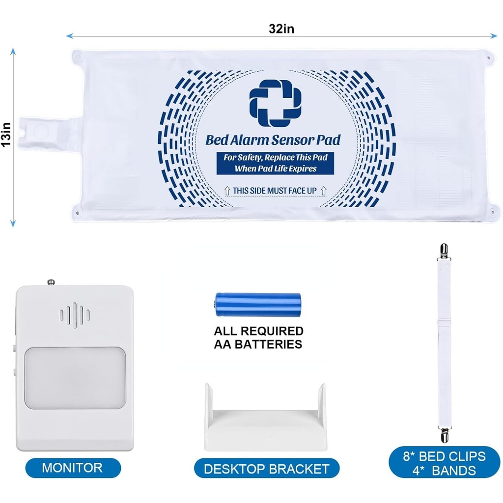 Jual BEST Bed Alarm for Elderly Adults - Bed Sensor Pad and Pager ...
