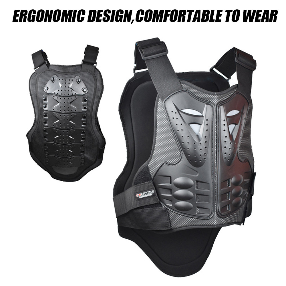 Jual Adult Chest Back Protection Vest For Motocross Skiing Skating ...