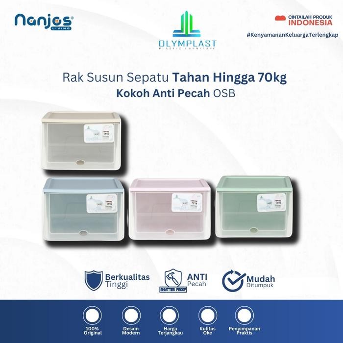 Jual Olymplast Kotak Penyimpanan Serbaguna Laci Plastik OSB Storage Box ...
