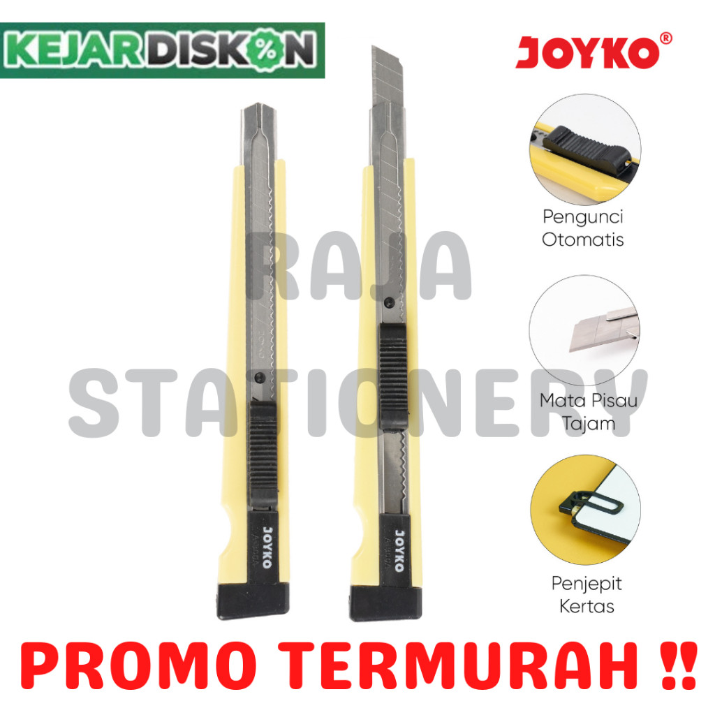 Jual Cutter Joyko KECIL A-300 A-100 Silet Pemotong Kertas Kater Potong ...