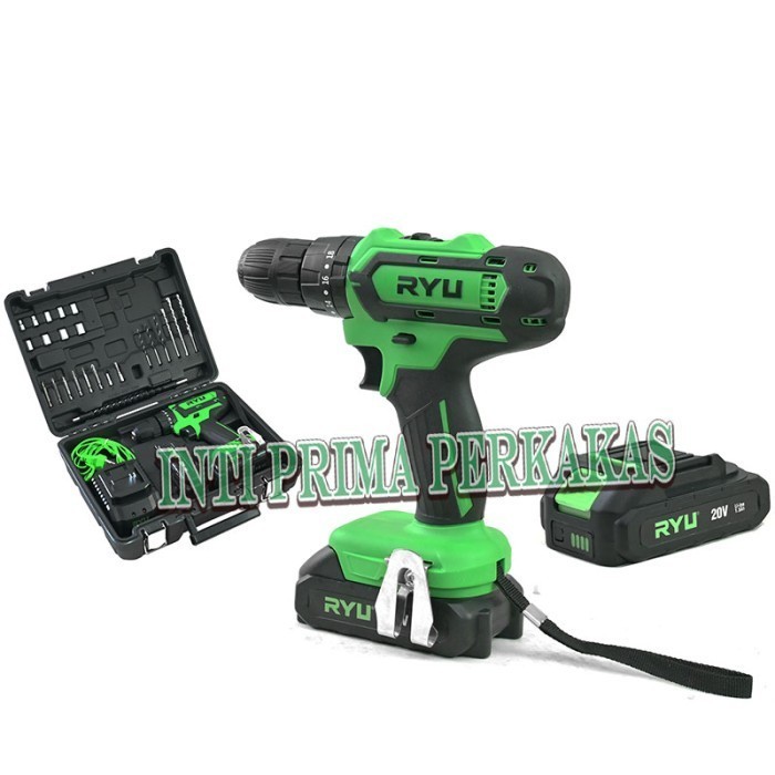 Jual CORDLESS IMPACT DRILL RYU RCI20V RCI 20V MESIN BOR BATRE BATERAI ...
