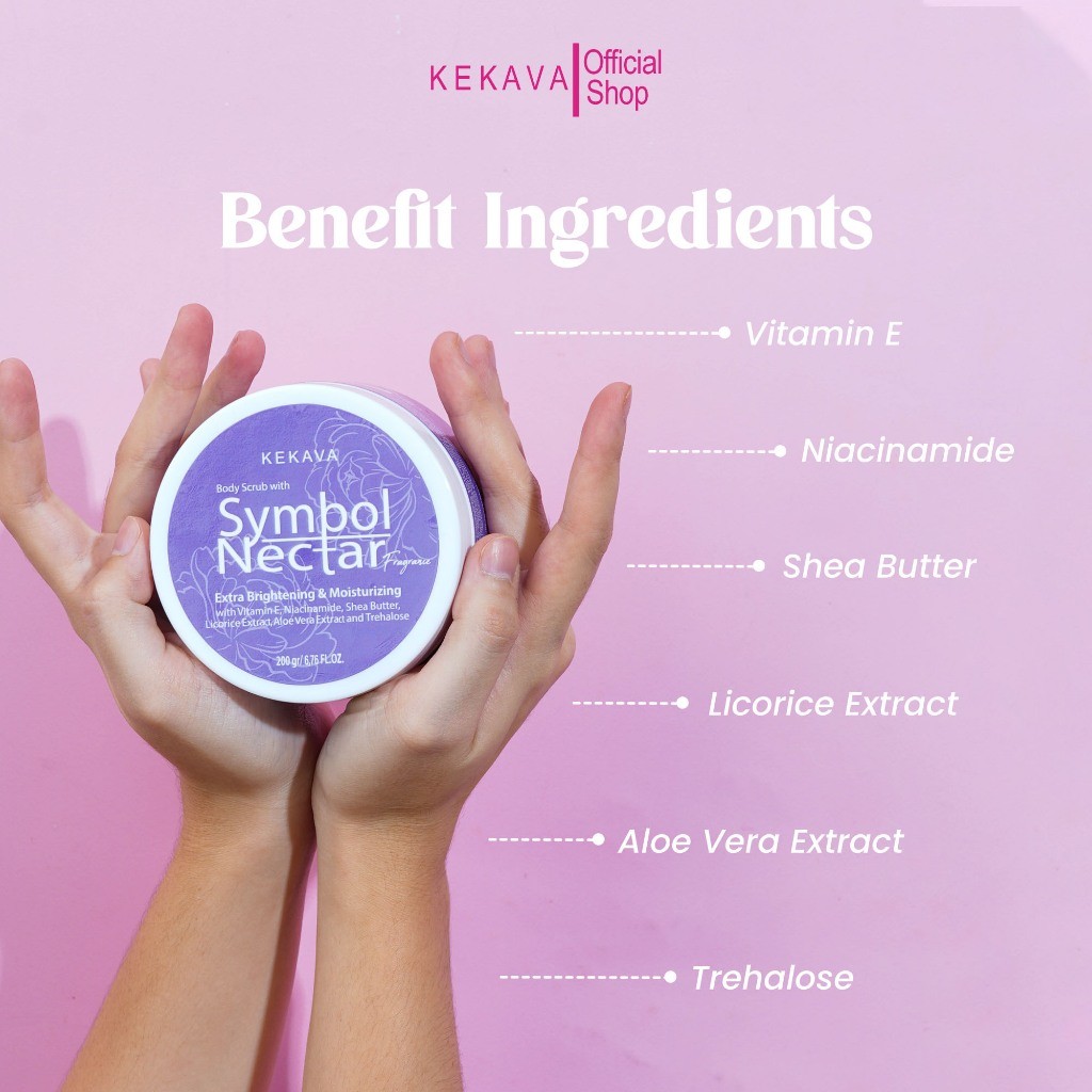 Jual Kekava Body Scrub with Symbol NectarExtra Brightening ...