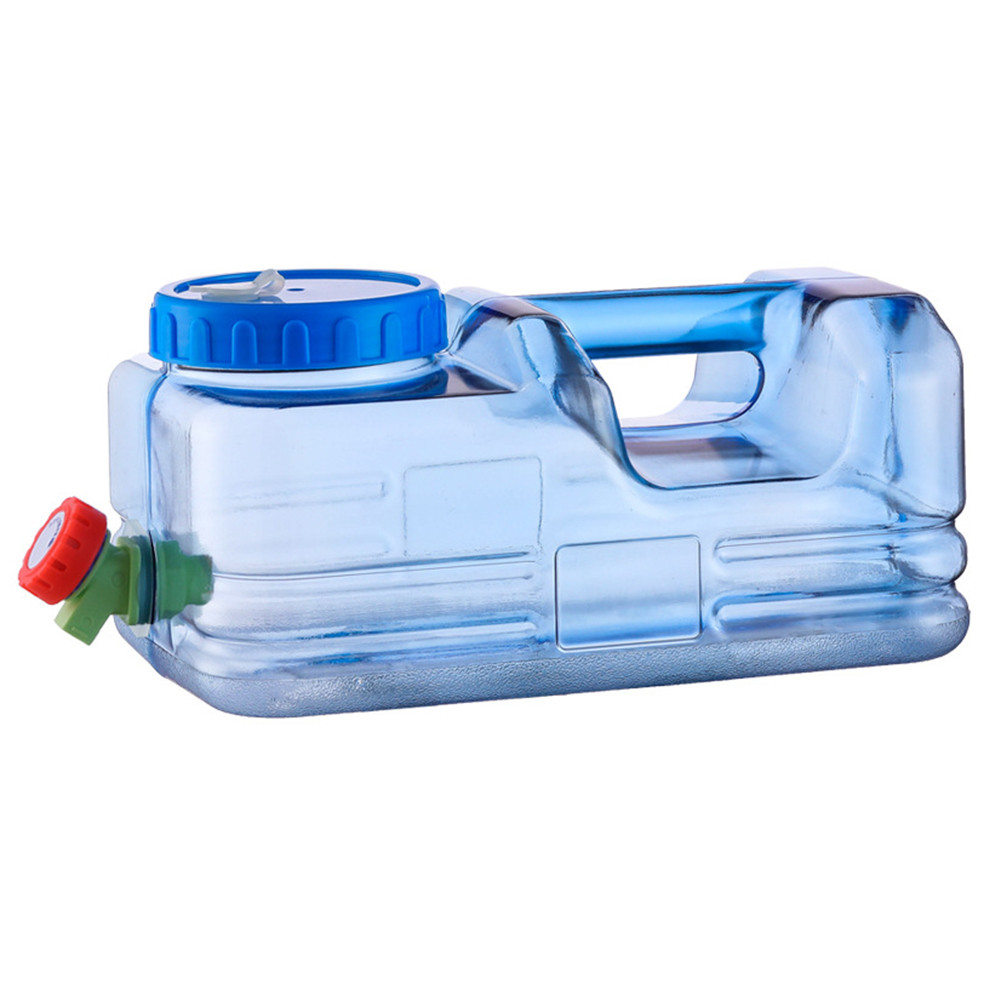 Jual 5.5L/10L Outdoor Water Bucket PC with Faucet Driving Water Tank ...