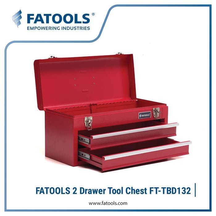 Jual New Fatools Tbd132 2 Drawer Tool Chest 520X220X260 Tool Box Kotak ...