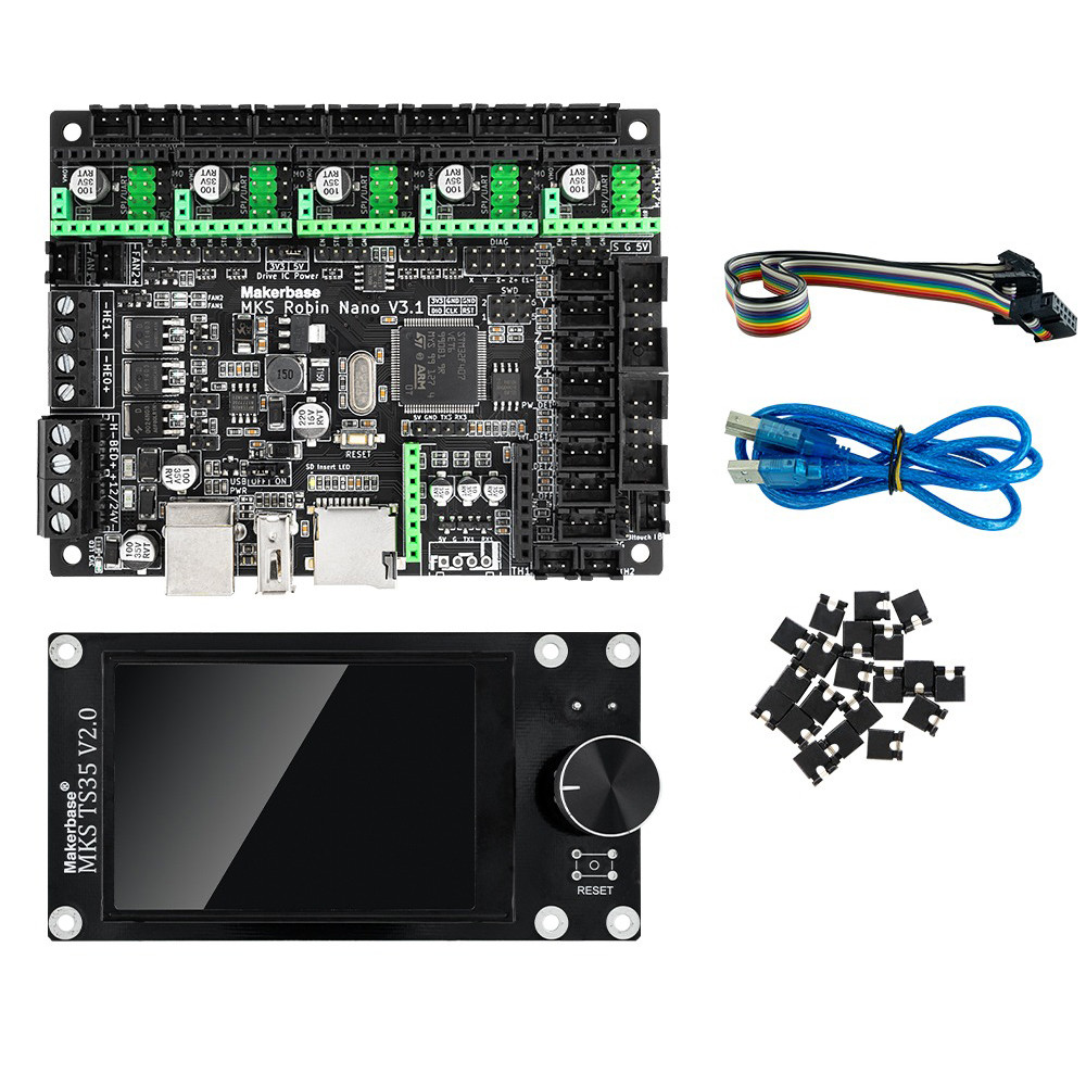 Jual MKS Robin Nano V3.1 32bit 168MHz Controller Motherboard S35 Touch ...