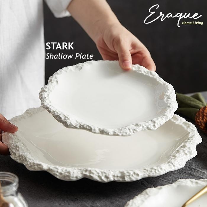 Jual STARK Shallow Plate / Piring Makan Steak Fine Dining Keramik ...
