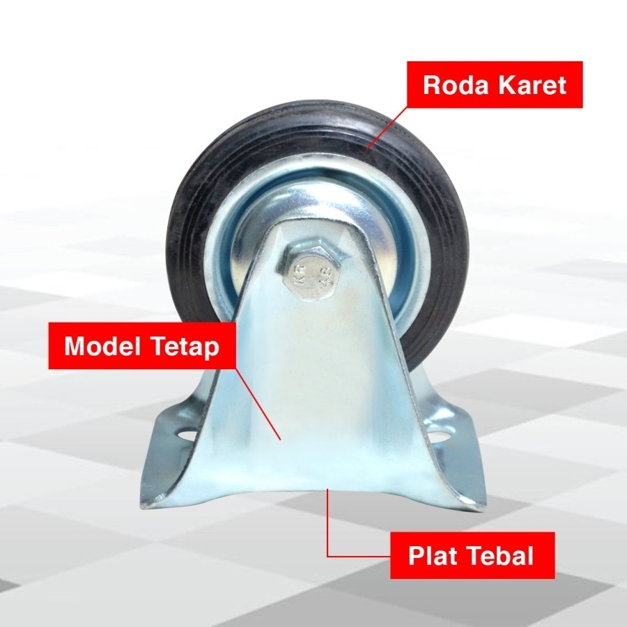Jual Xander Roda Trolley 4 inch / Roda Troli / Roda Gerobak/Etalase ...