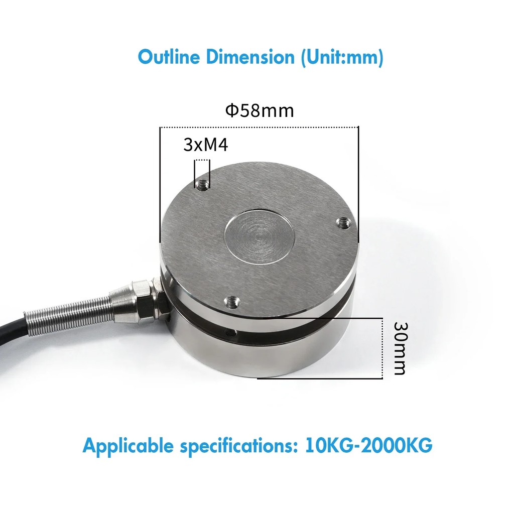 Jual Load Cell Sensor + Indicator Display,Test Compression Force Weight ...